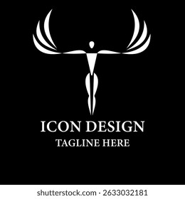 Winged Warrior Athlete Diseño de Logo