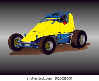 Wingless Sprint Car