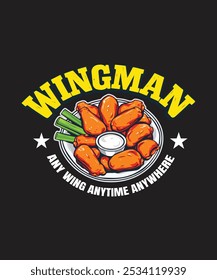 Wingman Any Wing T-Shirt Design