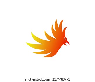 wings abstract luxury modern elegant logo design vector illustration template. animal bird, falcon, eagle, phoenix, fly concept icon badges
