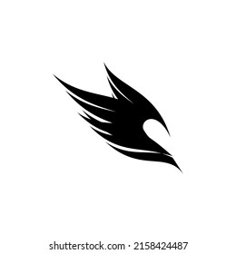 icono de insignias de alas. Ilustración vectorial.