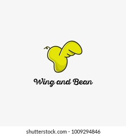 Wings and Bean Logo Design