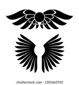 Wings design set. vector format.