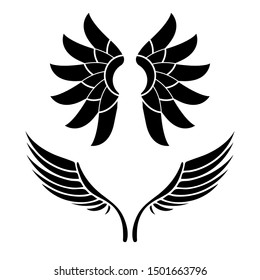 Wings design set. vector format.