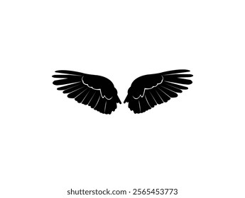 Wings Design Vector Art Or Wings logo
