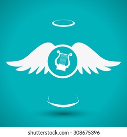 Wings digital design, vector illustration 10 eps graphic