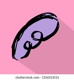 Wings Feather Icon with Color. Vector Illustration for Graphic Design, Template, Background, Business, Shirt, and More. 