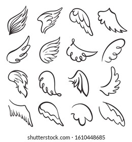 10,592 Angel wings outlines Images, Stock Photos & Vectors | Shutterstock