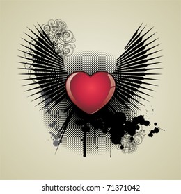 Wings heart.
