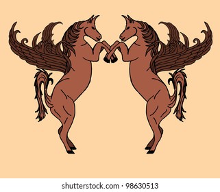 wings horse