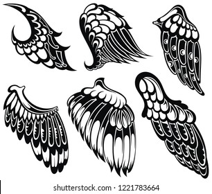 Wings icon collection 