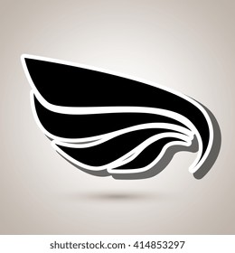 wings icon design 