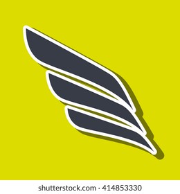 wings icon design 