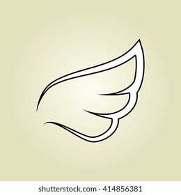 wings icon design 