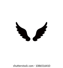 wings icon. Element of angel and demon for mobile concept and web apps. Detailed wings icon can be used for web and mobile. Premium icon on white background