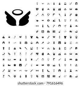 Wings icon illustration isolated vector. editable beauty icons vector set.
