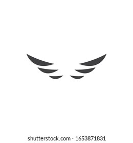 Wings Icon Logo Design Vector Template