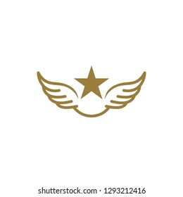 Wings icon symbol design vector illustration