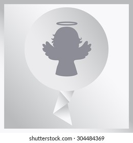 wings icon vector