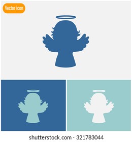 Wings icon vector.