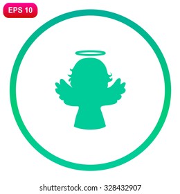 Wings icon vector.