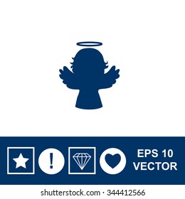 Wings icon vector.