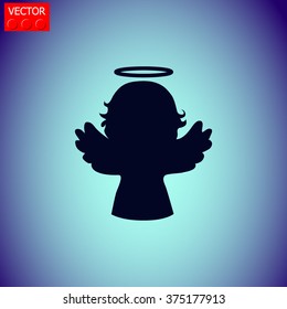 Wings icon vector.