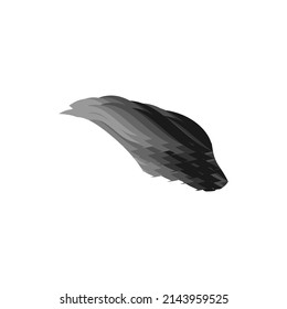 wings icon vector illustration, wings design, design for tattoo, vector wings black and white