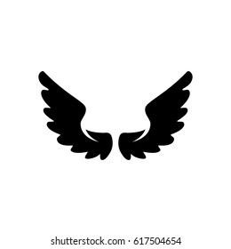 Wings icon. Vector logo illustration isolated sign symbol