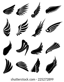 Wings Icons set