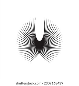 Wings Logo abstract design vector template Wings Logo. 