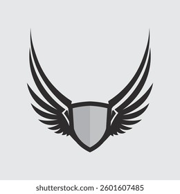 Wings logo and animal wings icon sign stock logo design graphic illustration 