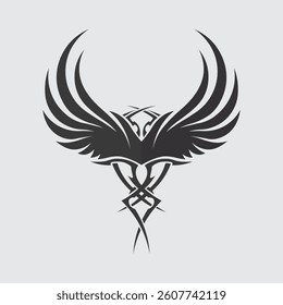 Wings logo and animal wings icon sign stock logo design graphic illustration 