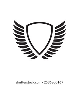 Wings Logo Bird Wings Vector Illustration Brand Design Template
