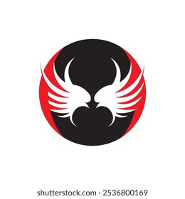 Wings Logo Bird Wings Vector Illustration Brand Design Template