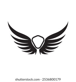 Wings Logo Bird Wings Vector Illustration Brand Design Template