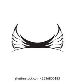 Wings Logo Bird Wings Vector Illustration Brand Design Template