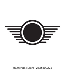 Wings Logo Bird Wings Vector Illustration Brand Design Template