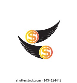 Wings Logo design concept vector - Vector
