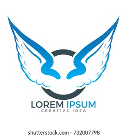 Wings Logo Design. Creative Wings Logo Vector.