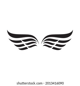  Wings logo design falcon bird vector
