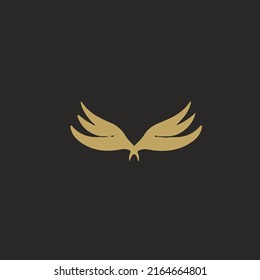 wings logo design and image