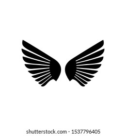 wings logo design inspiration eps 10