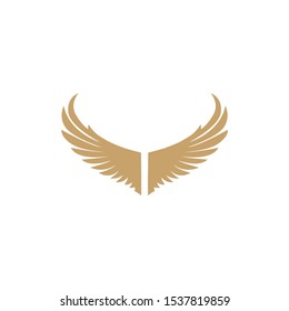 wings logo design inspiration eps 10