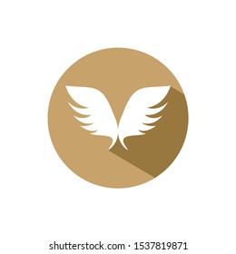 wings logo design inspiration eps 10