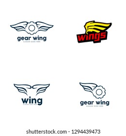 Wings Logo Design Template