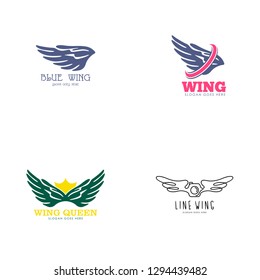 Wings Logo Design Template