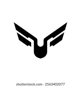 Wings logo design template. Wings logo for company