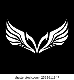 wings logo design vector file