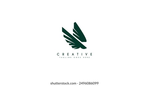 Ilustración vectorial de diseño de logo Wings.